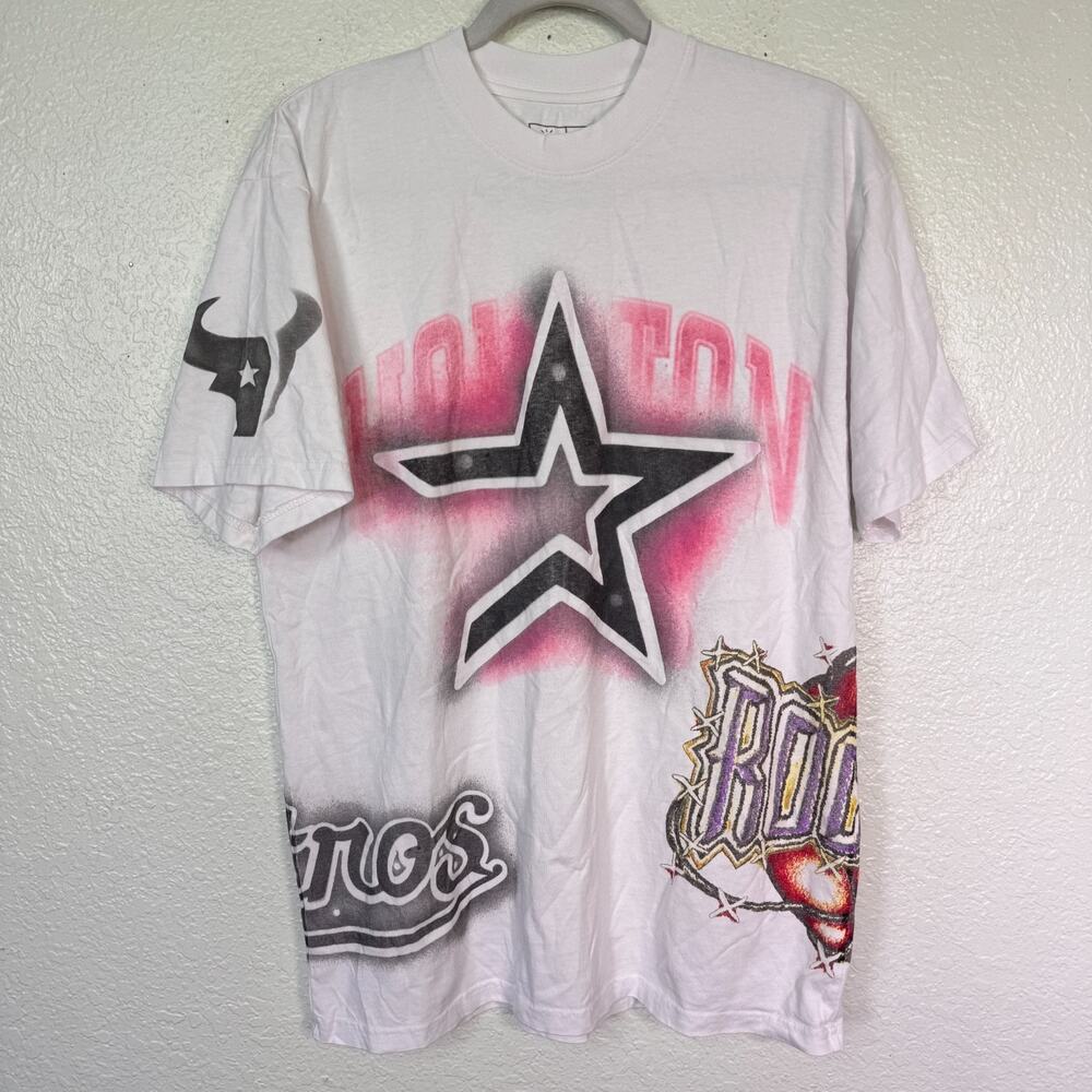 Travis Scott Cactus Jack Shirt Medium Fanatics Fest Exclusive Houston Teams Tee